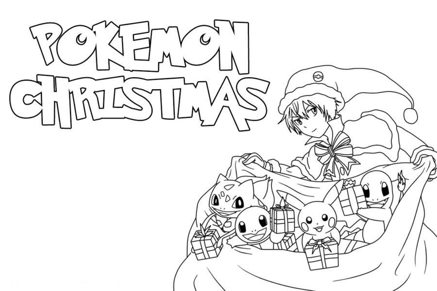 Pokemon christmas coloring pages by coloringpageswk on