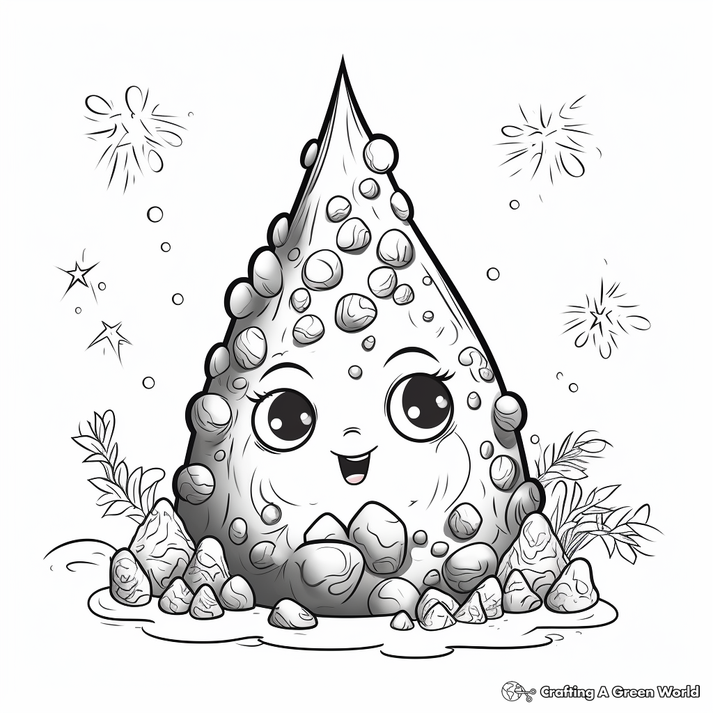 Unicorn poop coloring pages