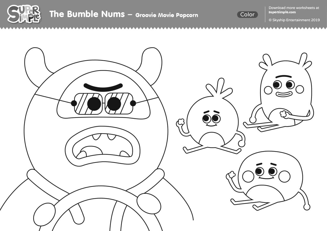 The bumble nums color
