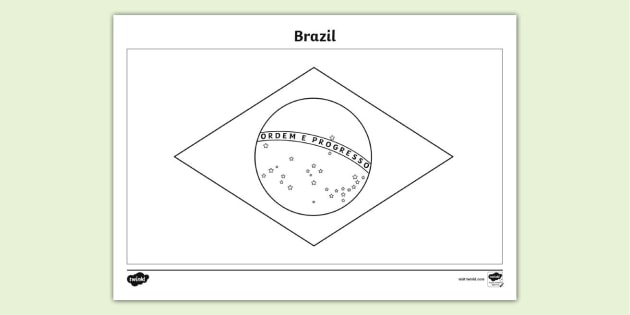 Brazil a louring flag teacher made