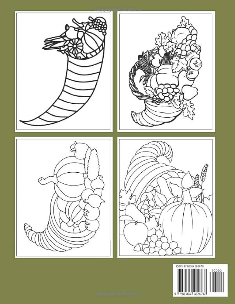 Cornucopia coloring book great coloring pages with incredible illustrations to unleash creativity energy gift idea for all ages world painting books