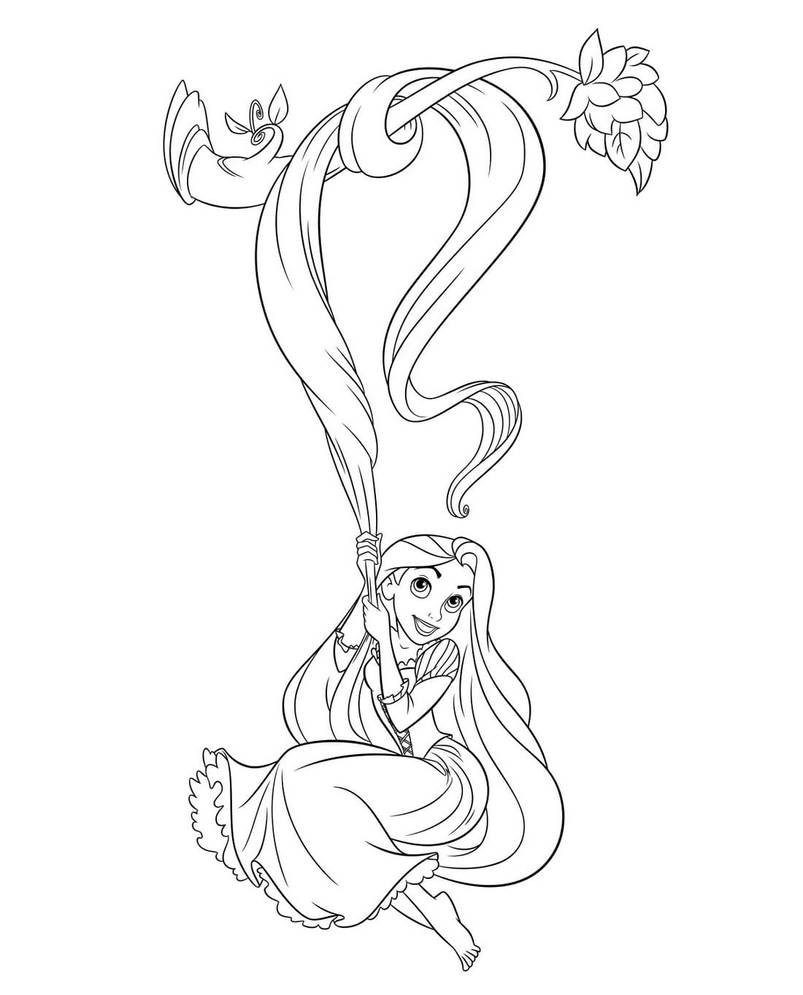 Tangled coloring pages by coloringpageswk on