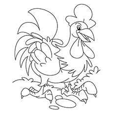 Top free printable rooster coloring pages online