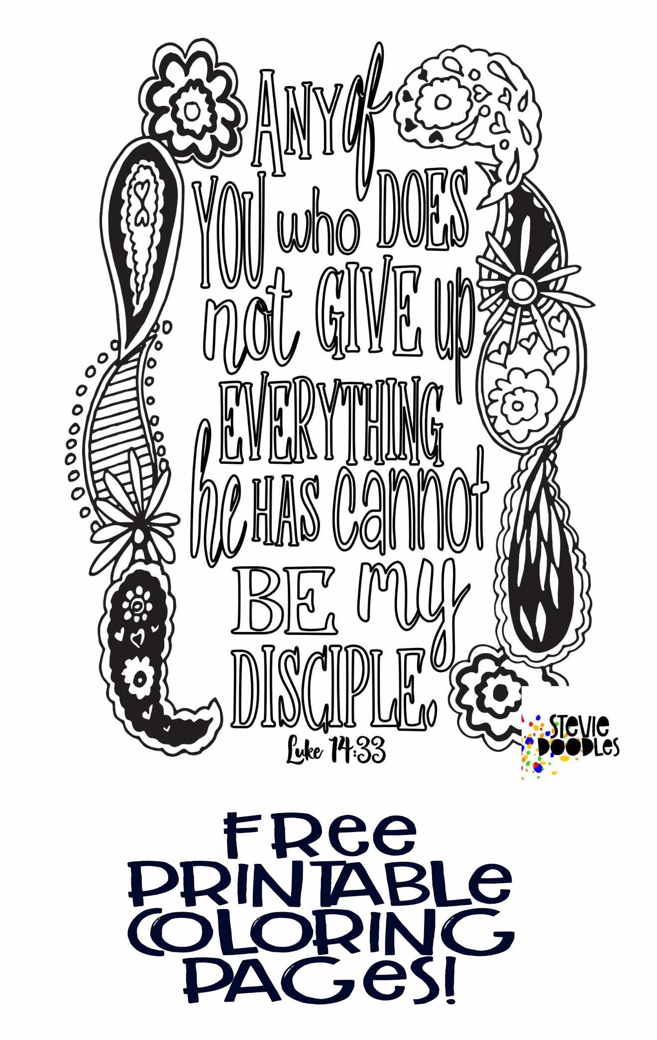 Free luke coloring page â stevie doodles