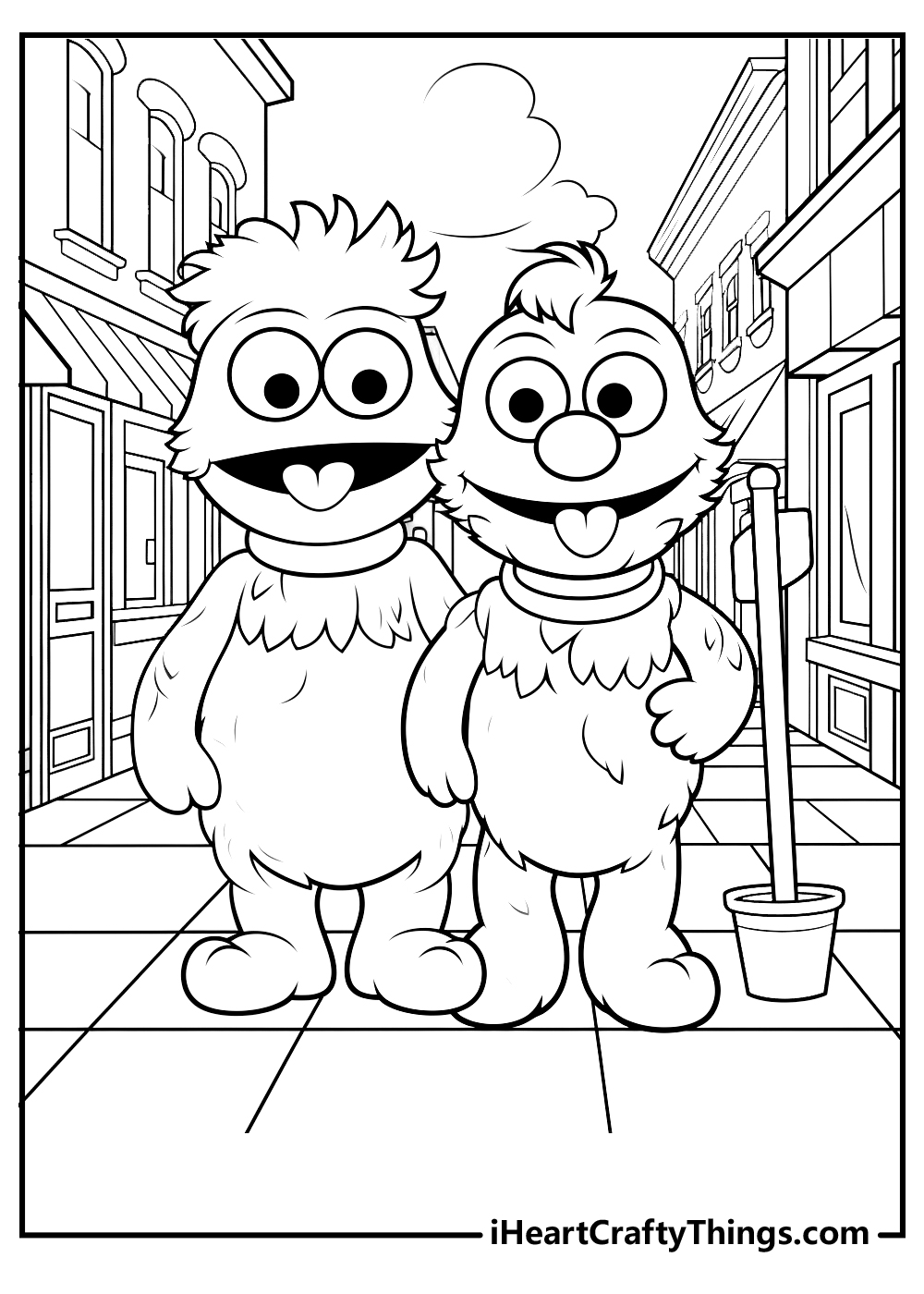Sesame street coloring pages free printables