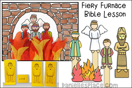 Shadrach meshach and abednego bible crafts