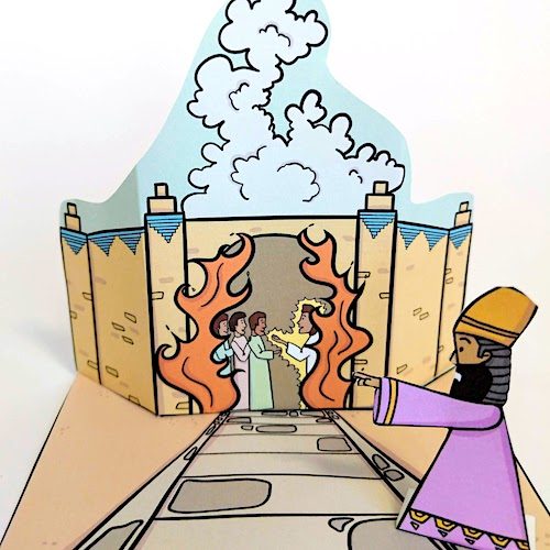 Shadrach meshach abednego in the fiery furnace â easy bible crafts for kids