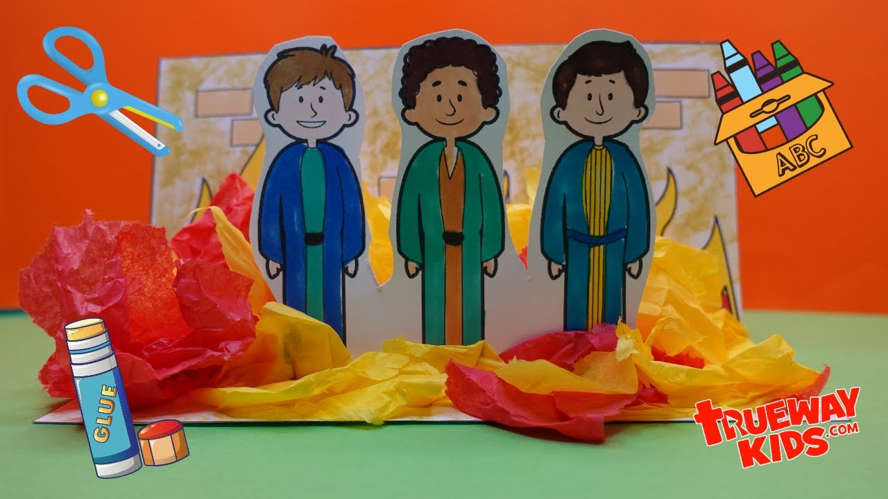 Shadrach meshach and abednego bible craft for kids