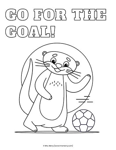 Printable soccer field positions for kids coloring pages mrs merry