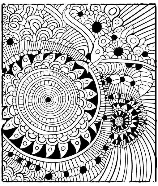 Free printable abstract coloring pages list