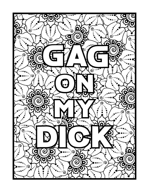 My profanity coloring book