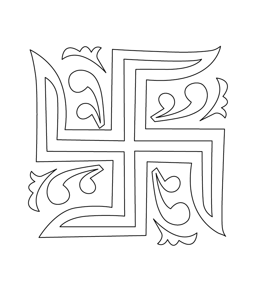 Free printable hindu religious colouring picture free colouring book â monkey pen store