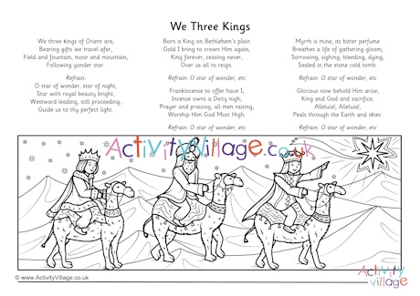 We three kings louring page