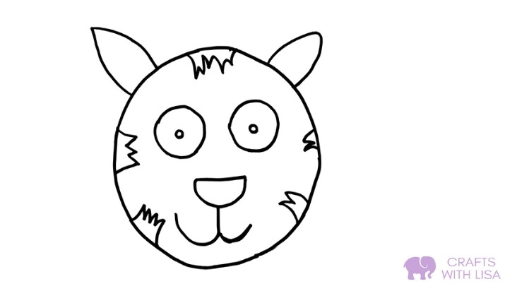 Tiger coloring page
