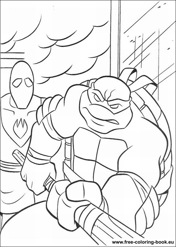 Coloring pages teenage mutant ninja turtles tmnt