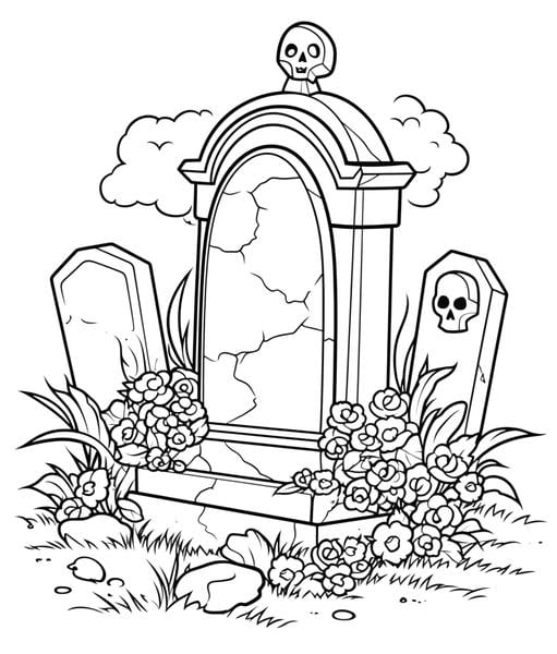 Free printable halloween coloring pages list