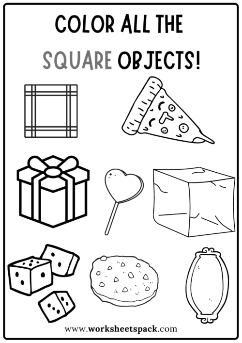 Color all the triangles worksheet triangle shape activity sheets free printable for kids