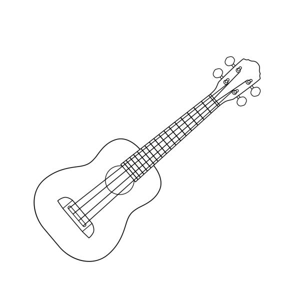 Ukulele lesson stock illustrations royalty
