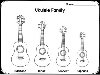 Sing strum ukulele worksheets assessments by singtokids tpt