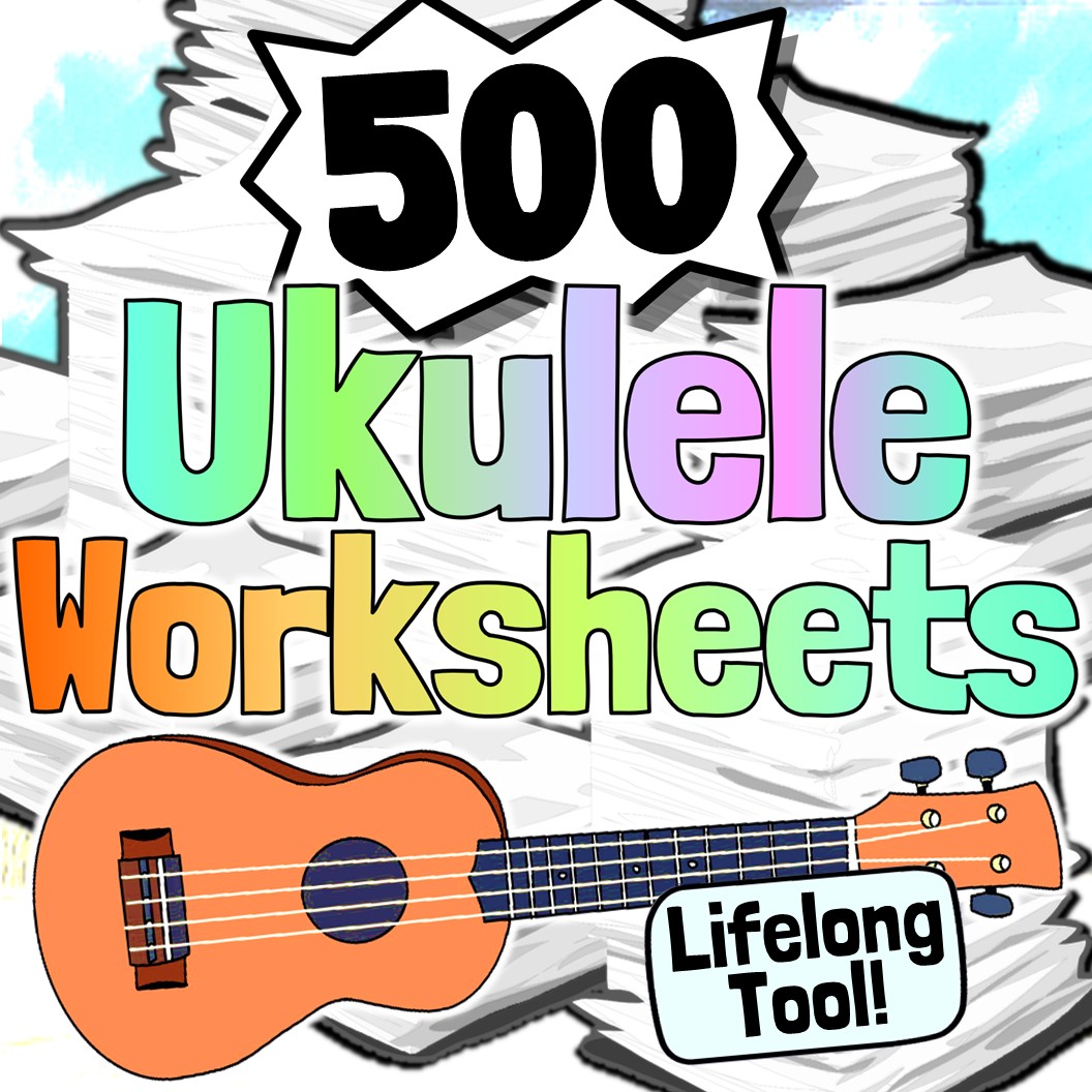 Ukulele worksheets â music in everything