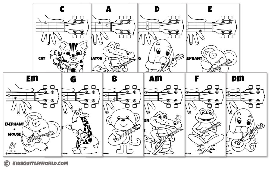 Teaching ukulele to kids