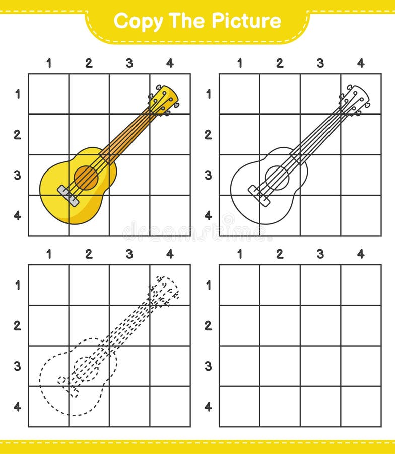Ukulele coloring stock illustrations â ukulele coloring stock illustrations vectors clipart