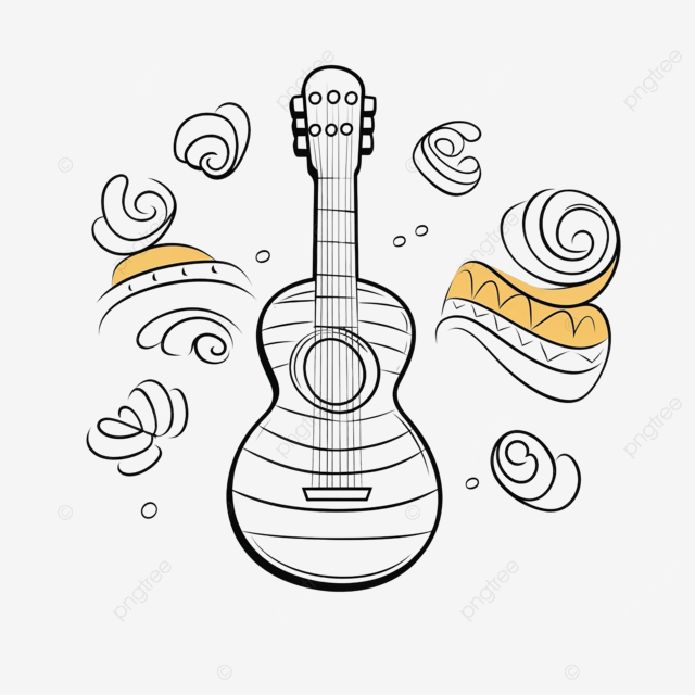 Education game for children coloring page cartoon music instrument maracas printable worksheet worksheet kids sketch cartoon sketch png transparent image and clipart for free download