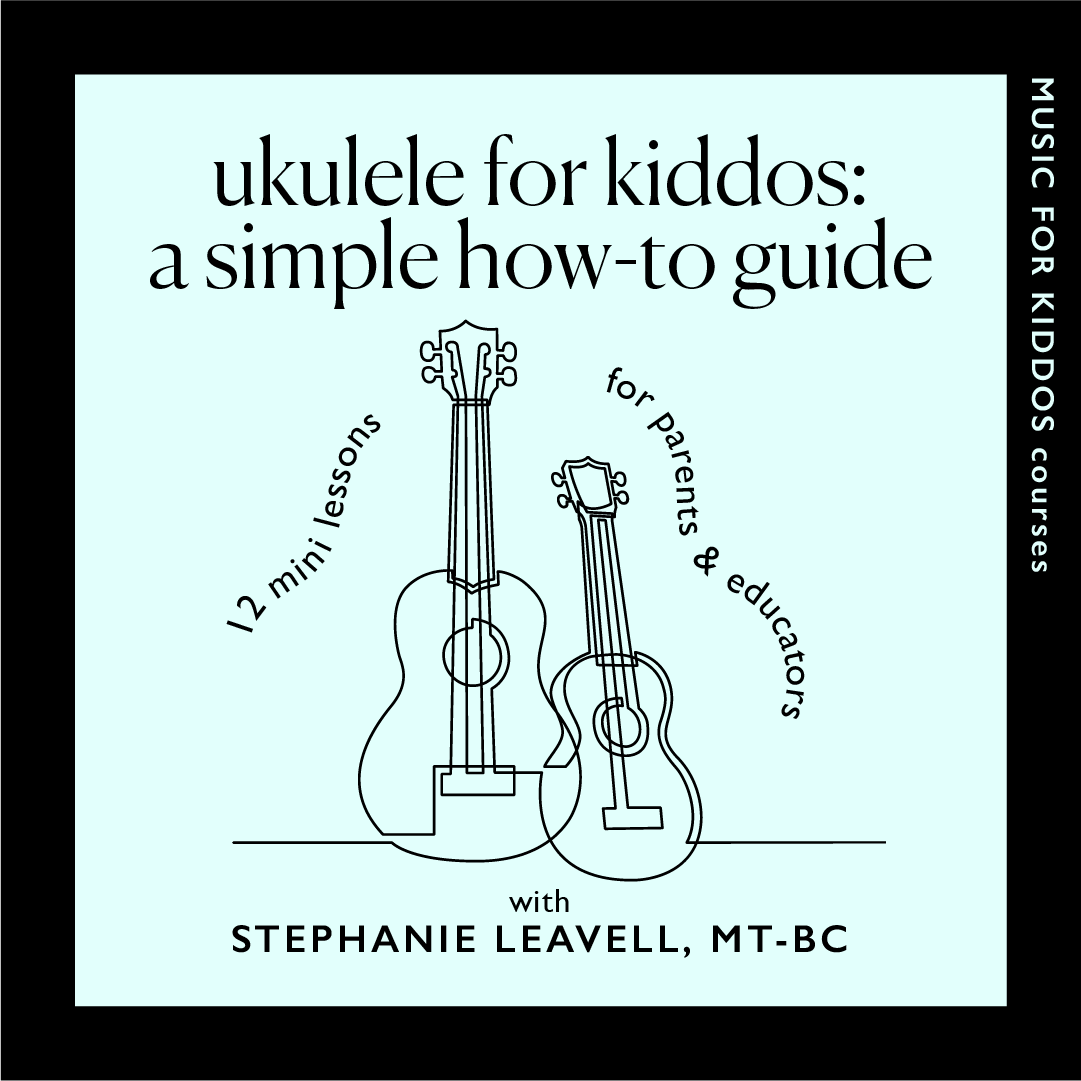 Online course workbook ukulele for kiddos