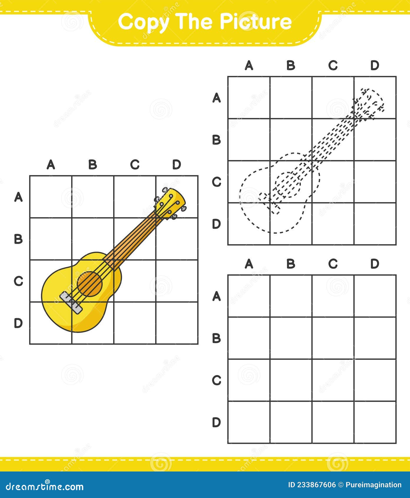 Ukulele coloring stock illustrations â ukulele coloring stock illustrations vectors clipart