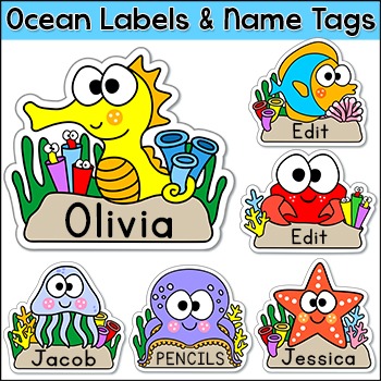 Editable name tags