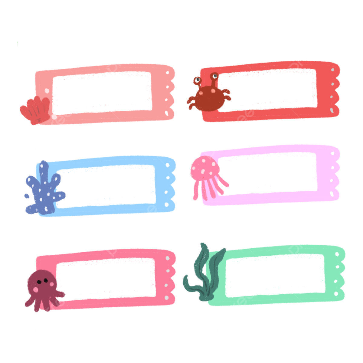 Cute name tag white transparent cute name tag colorful illustration free printable name tag illustration name png image for free download