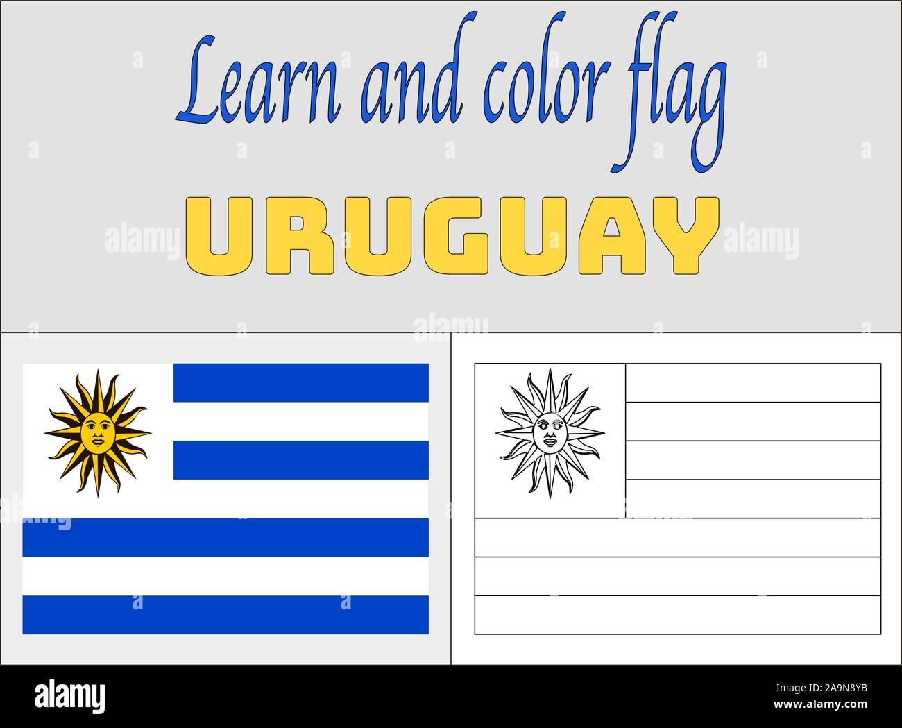 National flag coloring book pages for education and learning original colors proportion vector illustration countries set stock vector image art