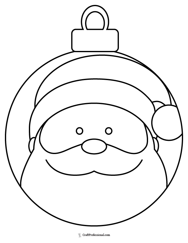 Full page christmas coloring pages free