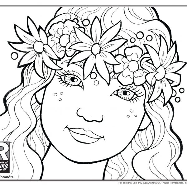 Leila coloring page