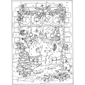 Creative haven winter wonderland coloring book goodridge teresa toys games