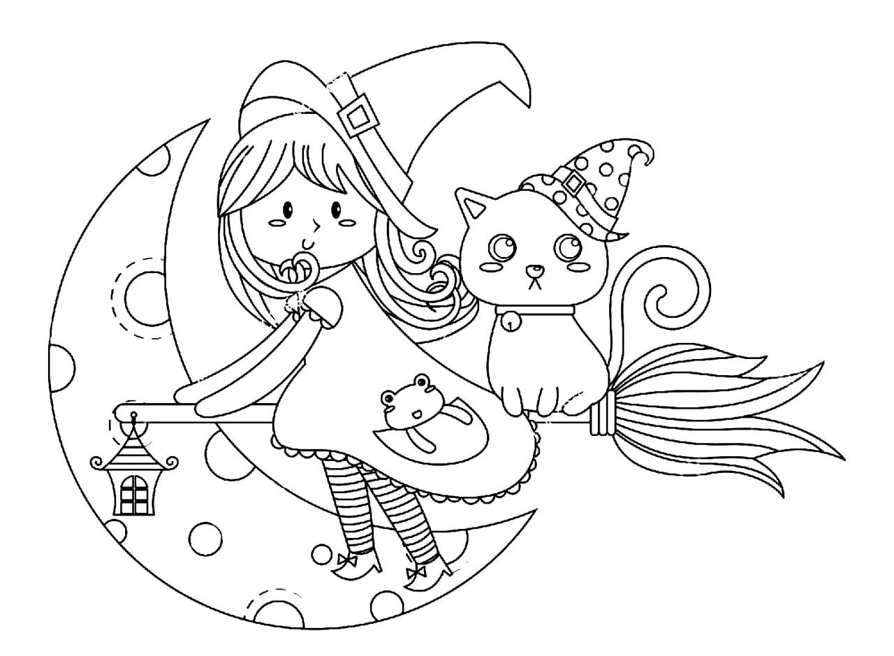 Witches coloring pages by coloringpageswk on