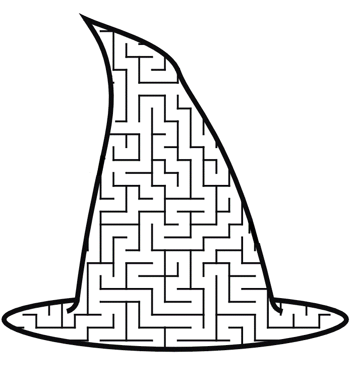 Free printable witch coloring pages for kids