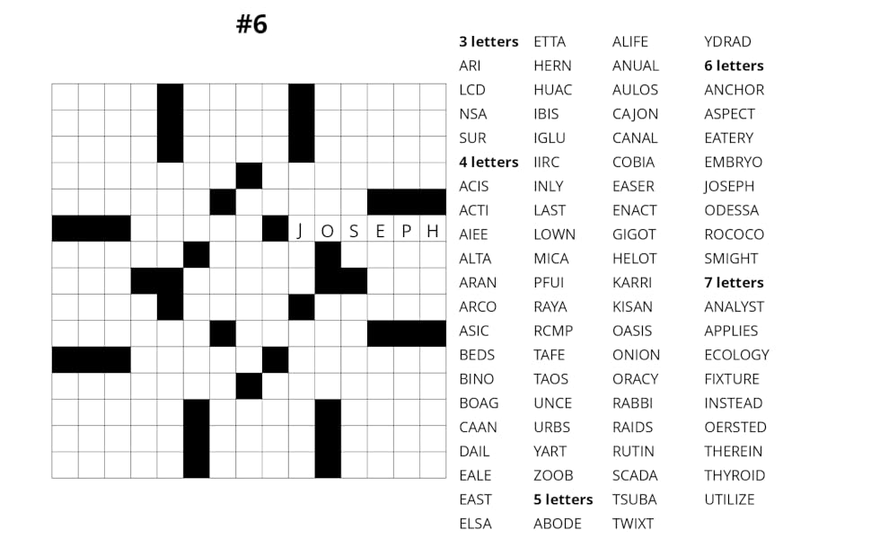 Word fill in puzzles for adults vol fill ins word puzzles with starter word words to fill