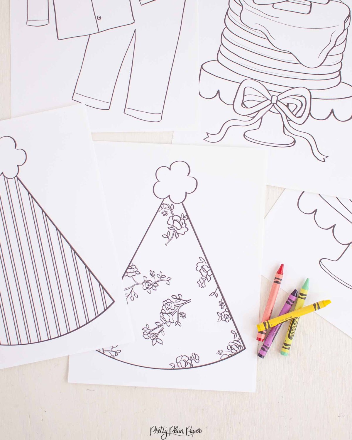 Pancakes pajamas coloring pages