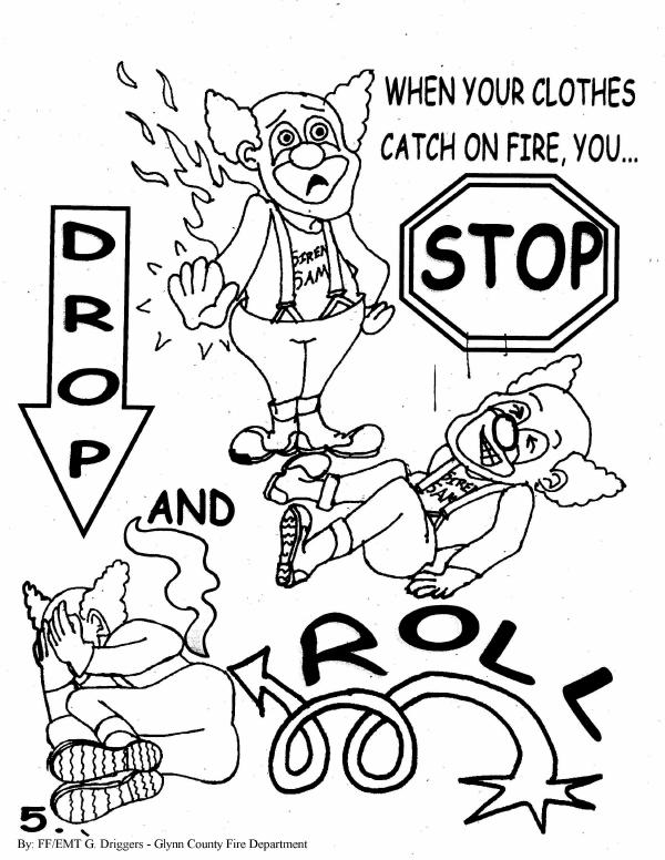 Kids coloring pages â random lake fire department