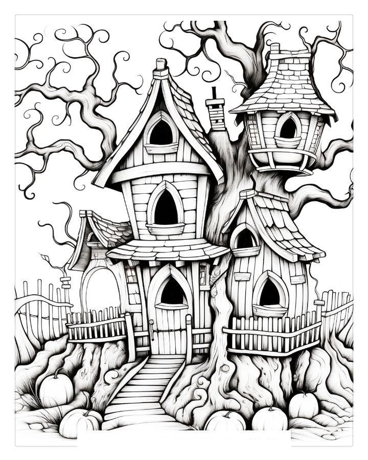 Cute halloween coloring pages by coloringpageswk on
