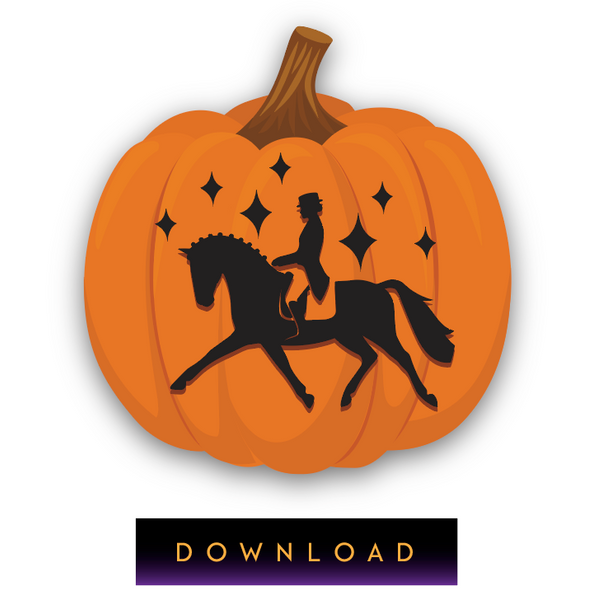 Free equestrian pumpkin carving templates horse jack