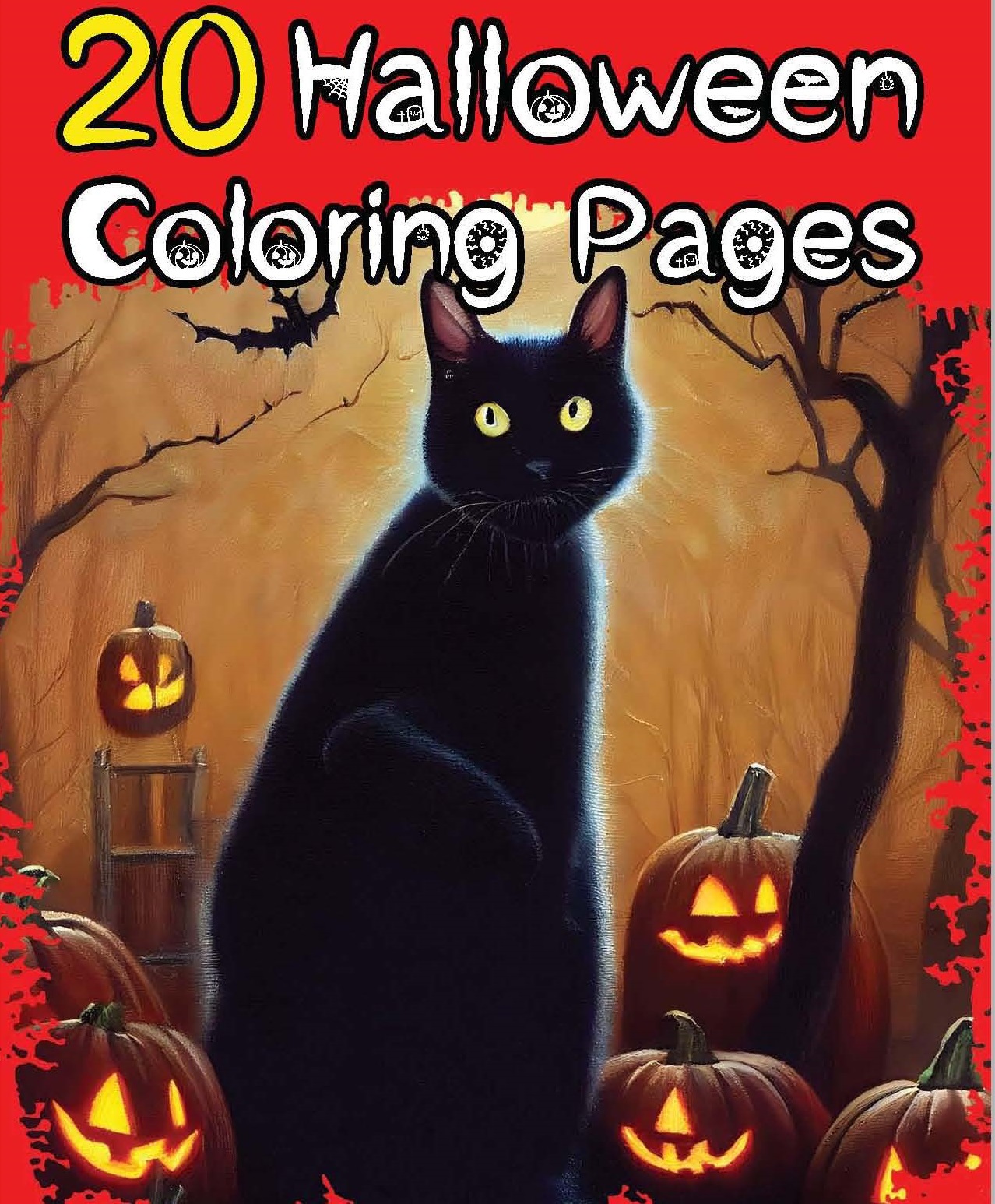 Halloween coloring book for kids fun original unique halloween coloring page made by teachers