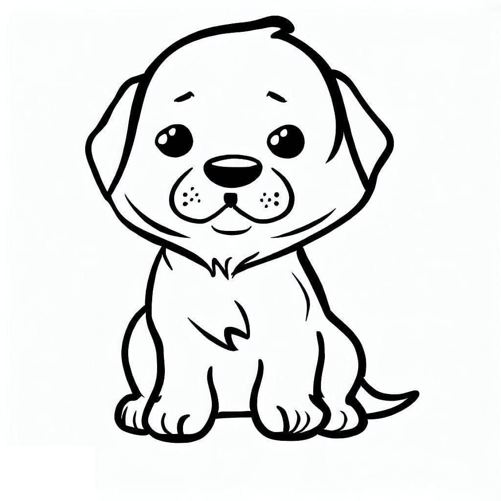 Puppy coloring pages