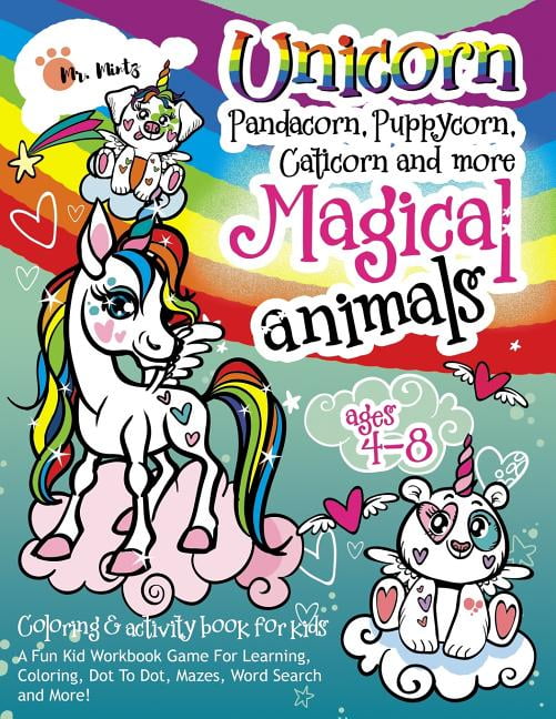 Activity coloring book for kids ages