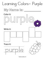 Purple coloring pages
