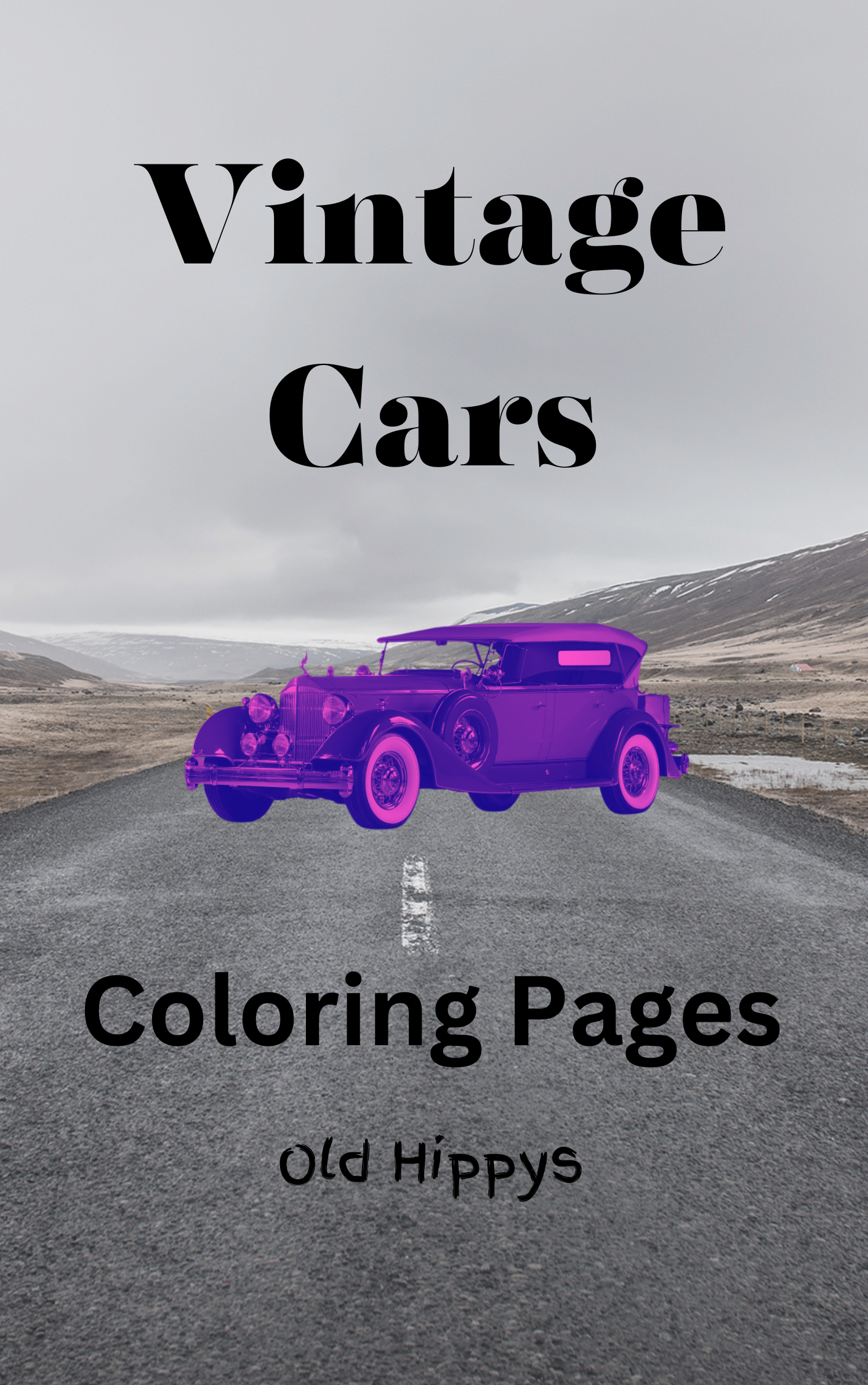 Vintage cars coloring pages