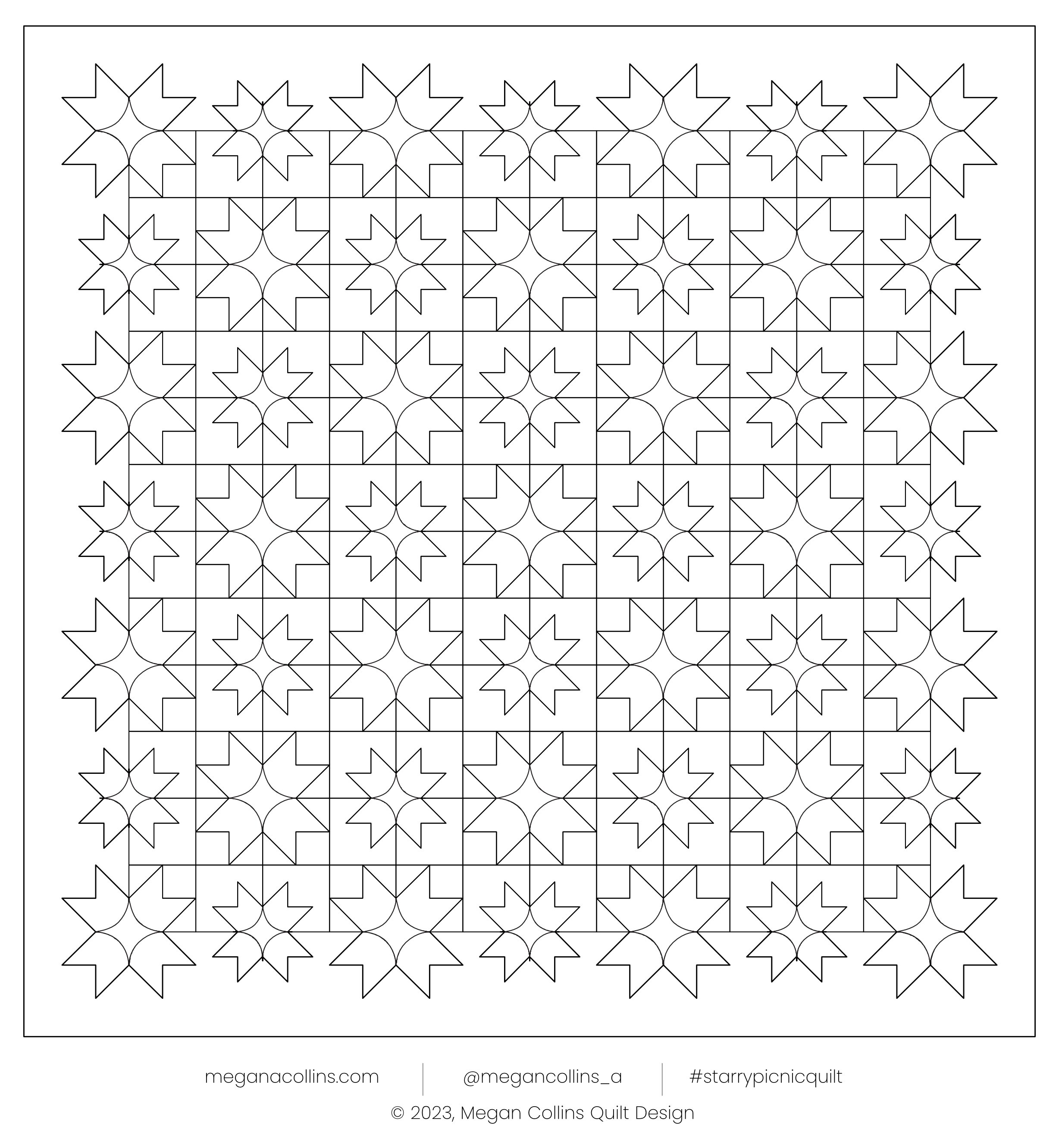 The starry picnic quilt â megan collins