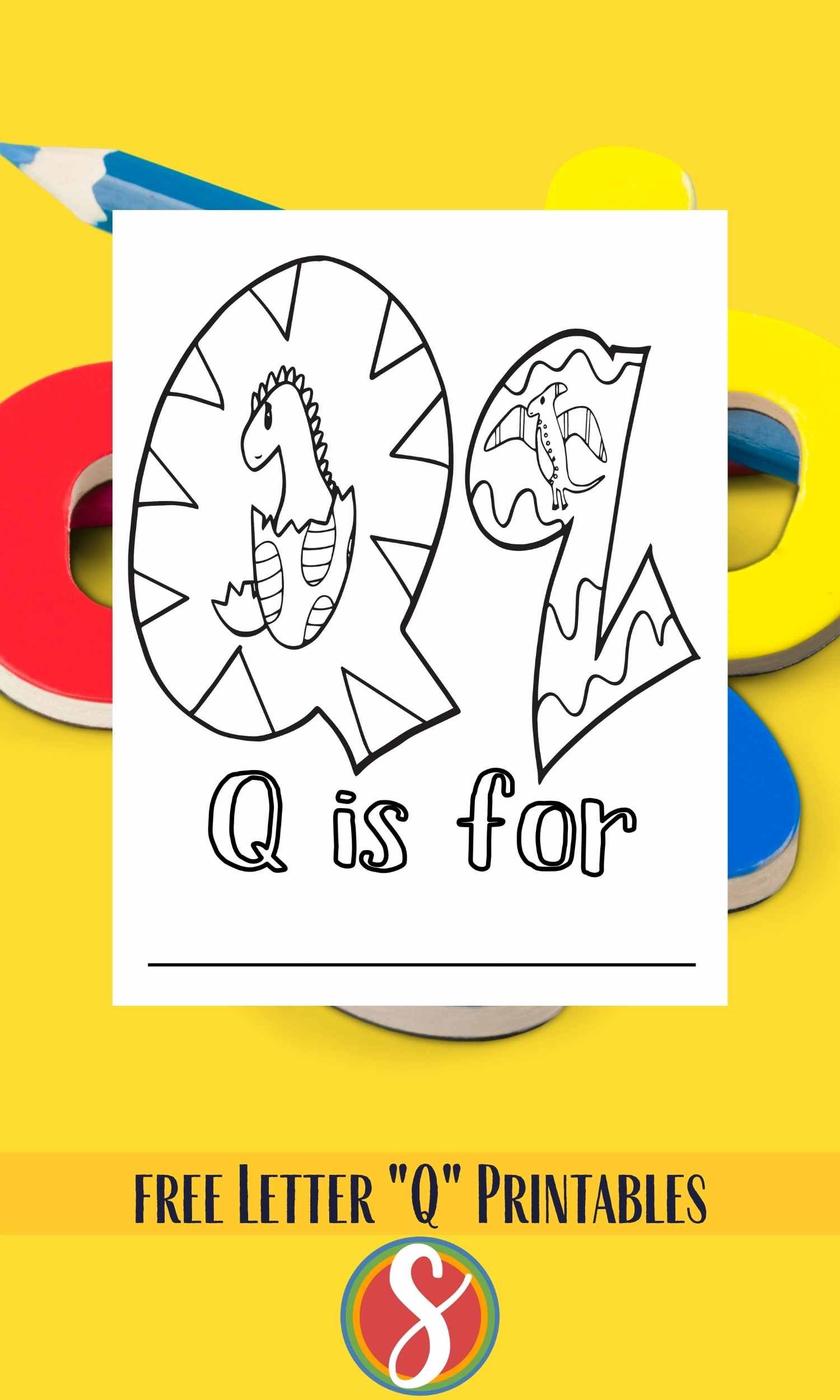 Free q coloring pages â stevie doodles