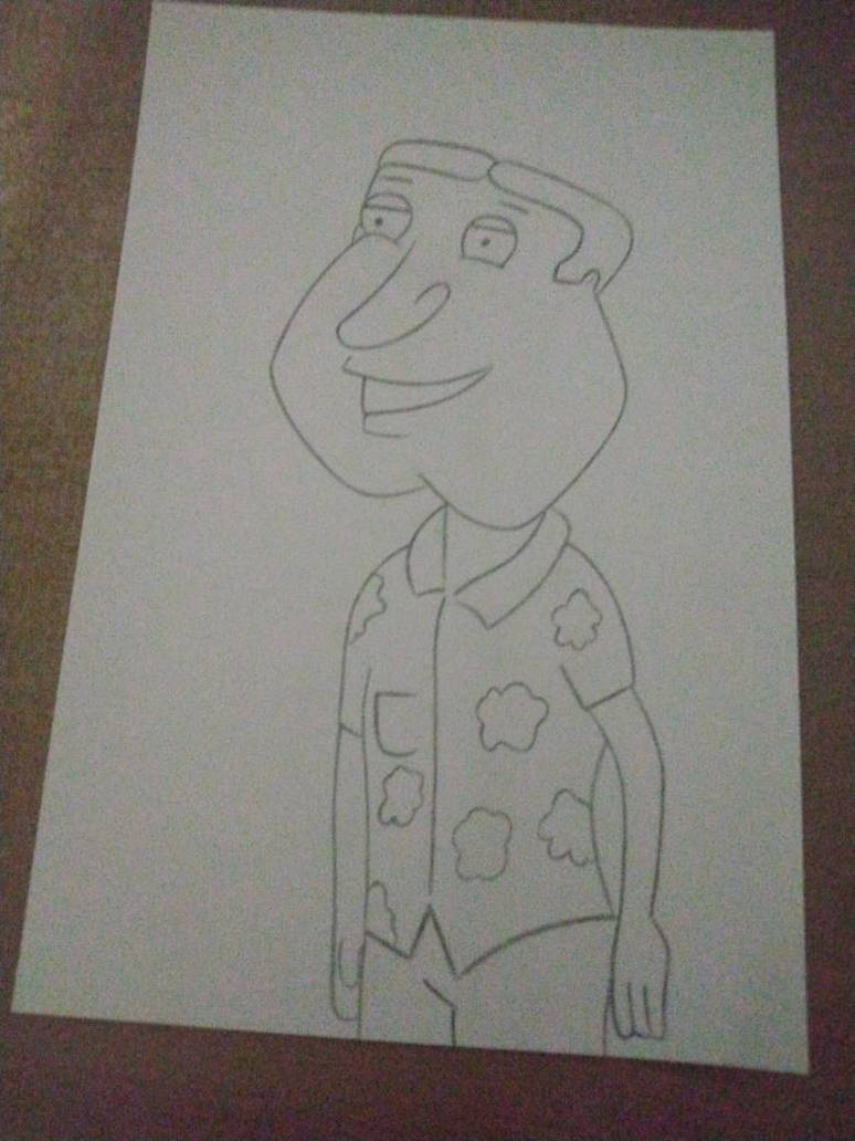 Glenn quagmire drawing part rough draft by tienwilliams on